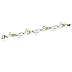 1845 - PULSERA PLATA Y ORO. B1845S