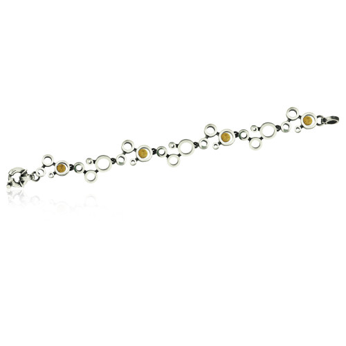 PULSERA PLATA Y ORO